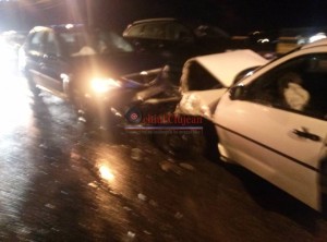 Accident pe strada Fabricii! Trei autoturisme avariate FOTO (1)