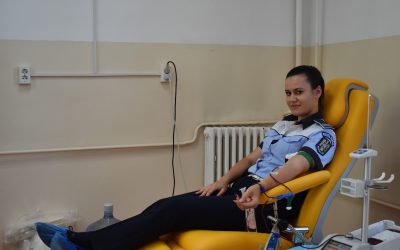 Ziua Mondială a Donatorului de sânge – Celebrată de polițiștii clujeni